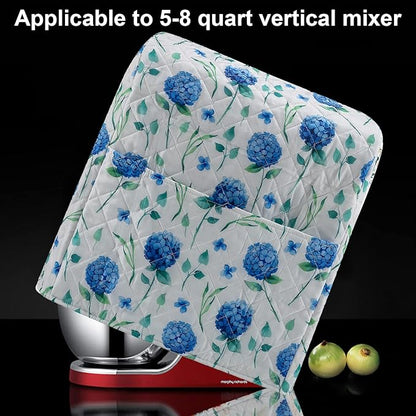 Stand Mixer Cover, Hydrangea Kitchen Mixer Cover Compatible - Image 6