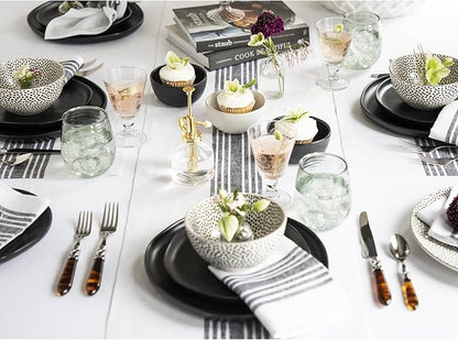Solino Home Stripe Linen Table Runner 60 Inches - Image 2