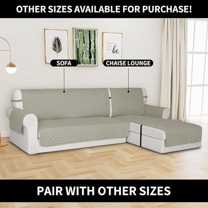Easy-Going Reversible Chaise Lounge Couch Cover Water Resistant Sofa Cover - Image 2