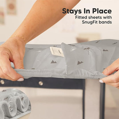 2-Pack Mini Crib Sheets Fitted - Image 6