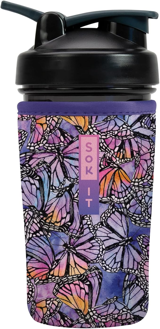 Sok It BotlSok Protein Blender Shaker Bottle Sleeve Insulated Neoprene Cover by SokIt