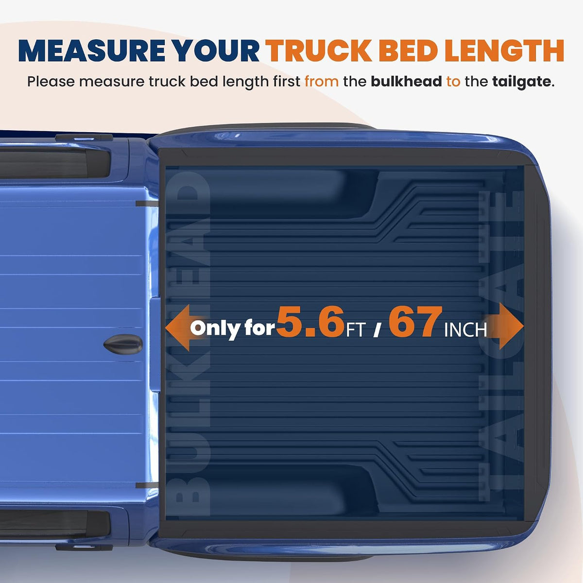 kuiperauto 5.6 ft soft quad fold truck bed shown in use