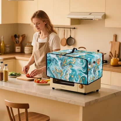 Convection Toaster Oven Dust Cover Washable Fabric Electric Appliance Protector - Image 3
