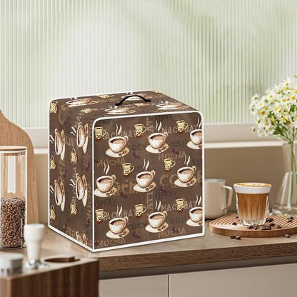 Coffee Maker Cover Dust Cover Washable Dustproof Kitchen Appliance Covers - Image 3