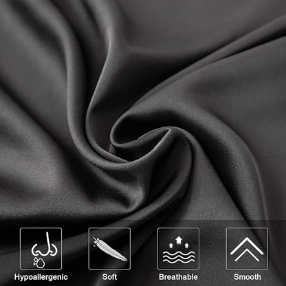 Mulberry Silk Pillowcase for Hair and Skin, Cooling Silk Pillow Case - Image 2