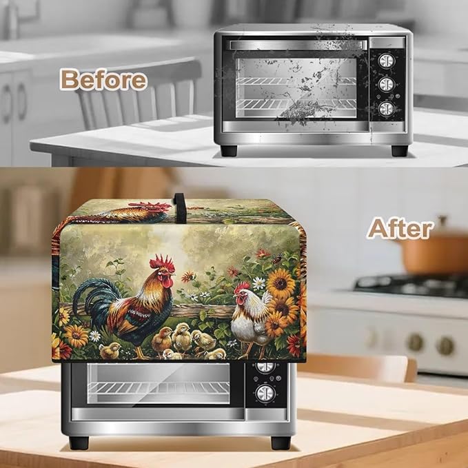 Microwave Cover, Thanksgiving Microwave Dust Cover Waterproof Microwaves Oven - Image 4