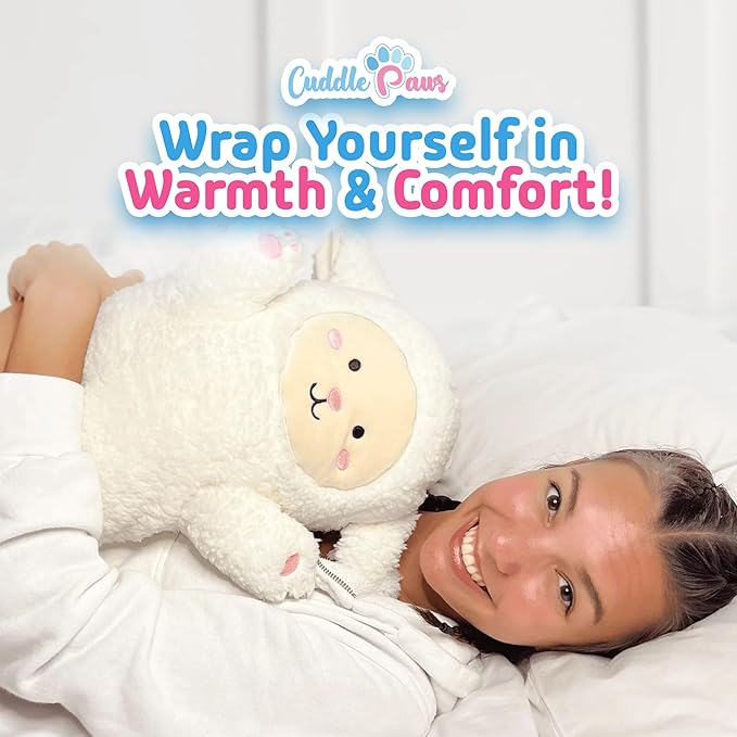 Lamb Plush Body Pillow for Kids | Long Stuffed Animal Cuddle Pillow | Soft - Image 5