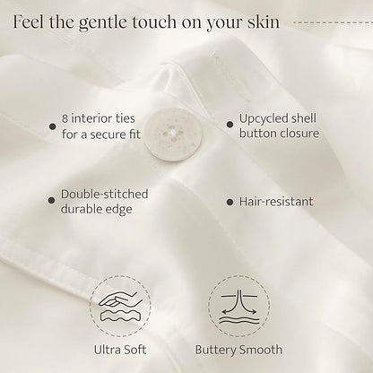 Double Stitch Cotton Tencel Duvet Cover - Image 3
