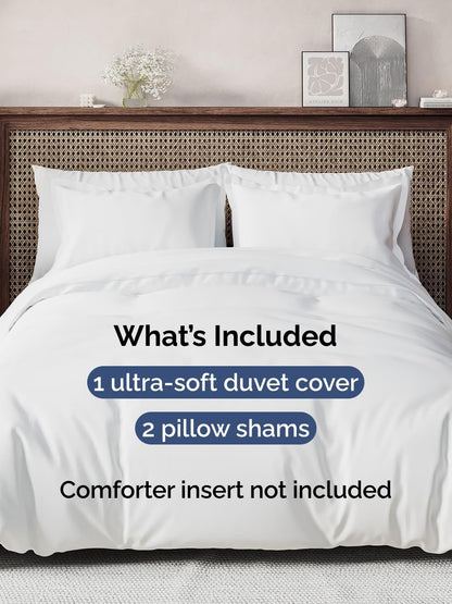 duvet cover queen size - extra soft 3 shown in use
