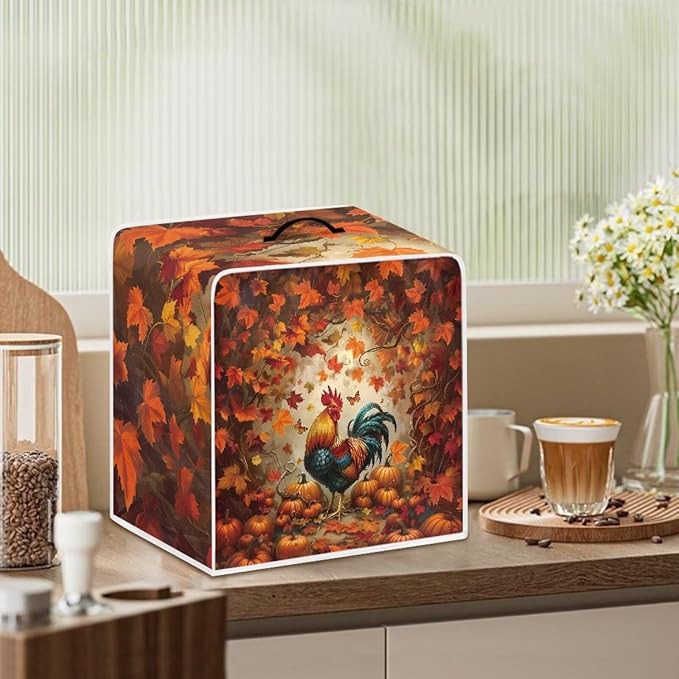 Coffee Maker Cover Protector, Christmas Santa Claus Coffee Machine Dust Cover - Image 3