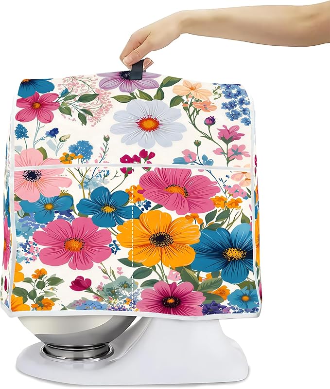 Mixer Dust Cover for 6-8 Qt Stand Mixer, Cloth Cover by BVBOX