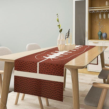 Football Table Runner Sport Game Days Seasonal Table Runner Football Birthday - Image 2