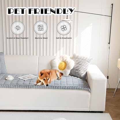 ZQFFB Pet Couch Cover Dogs Washable Non-Slip Couch Protector Pet Friendly Dog - Image 2