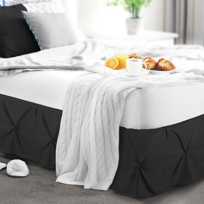 Nestl Pinch Pleat Twin Bed Skirt - Image 8