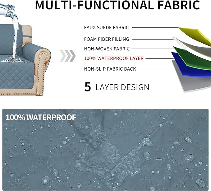 Easy-Going Sofa Slipcover Waterproof Sofa Cover Couch Cover - Image 3