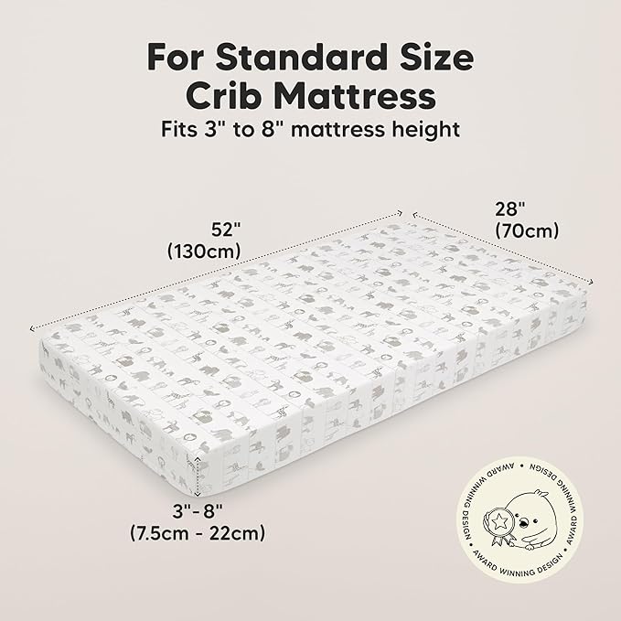 KeaBabies 2-Pack Baby Crib Sheets - Image 3