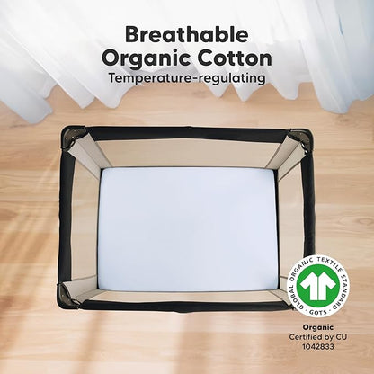 2-Pack Mini Crib Sheets Fitted - Image 2