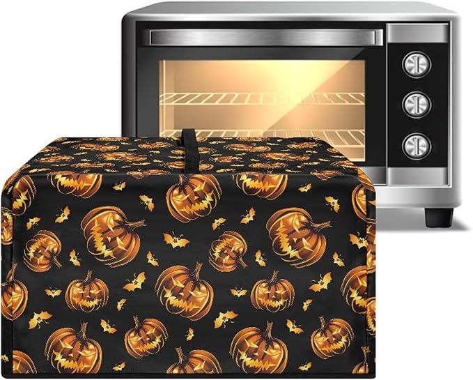Microwave Oven Dust Cover, Halloween Pumpkin Protective Dust Cover - Image 2