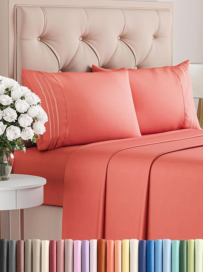 King Size 4 Piece Sheet Set by CGKUnlimited