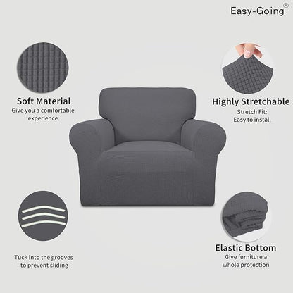 Easy-Going Stretch Chair Sofa Slipcover 1-Piece Couch Sofa Cover Furniture - Image 3