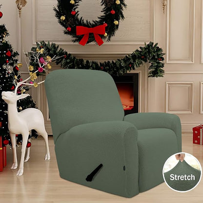 Easy-Going Recliner Stretch Sofa Slipcover 4-Piece Sofa Cover Furniture - Image 2