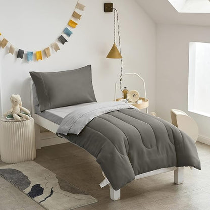 UOZZI BEDDING 4 Pieces Toddler Bedding Set Ultra Soft and Breathable Toddler by Uozzi+Bedding