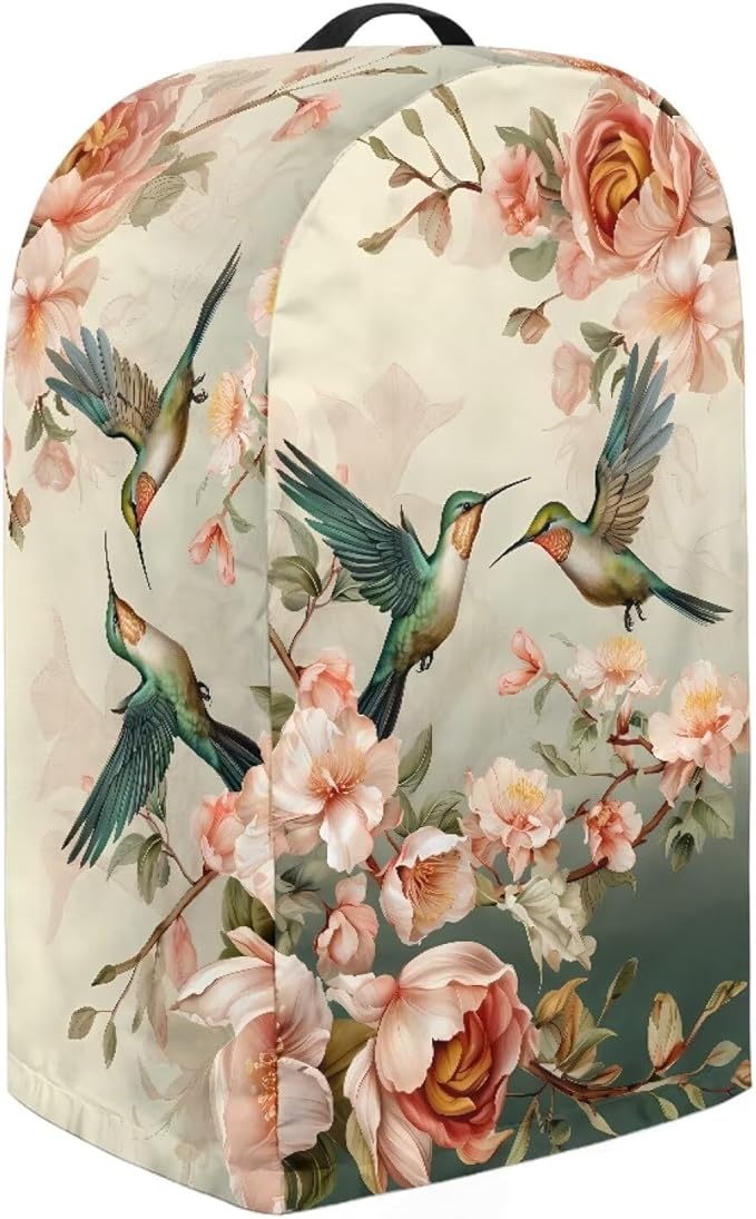 Hummingbirds Flower Blender Dust Cover Stand Mixer or Coffee Maker Appliance - Image 4