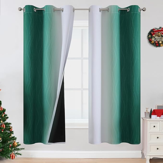 Estelar Textiler Full Room Darkening Blackout Curtains 72 Inch Length 2 Panels by ESTELARTEXTILER