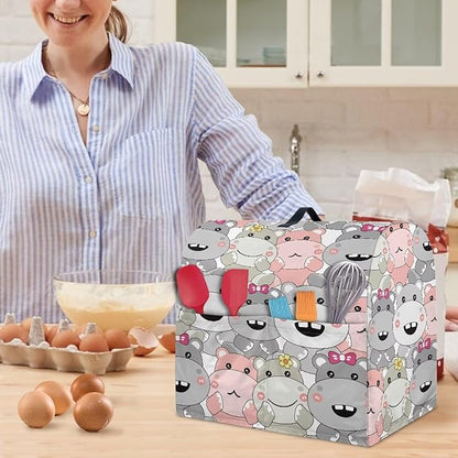 Cartoon Baby Hippo Mixer Covers Dust Mixer Covers - Image 5