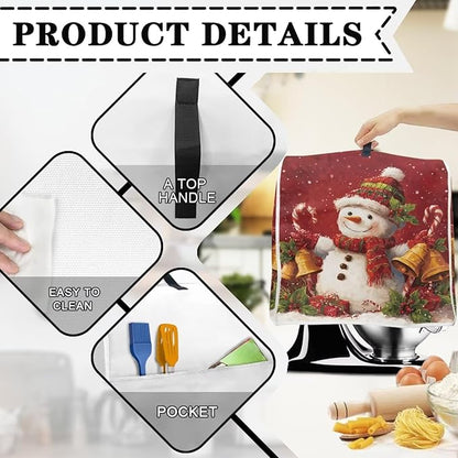 Christmas Stand Mixer Cover 4.5-5Qt Cute Mixer Cover Washable Anti-Stain - Image 5