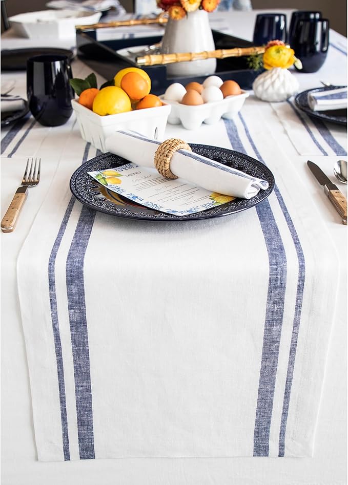 Solino Home Linen Table Runner 48 Inches by SolinoHome