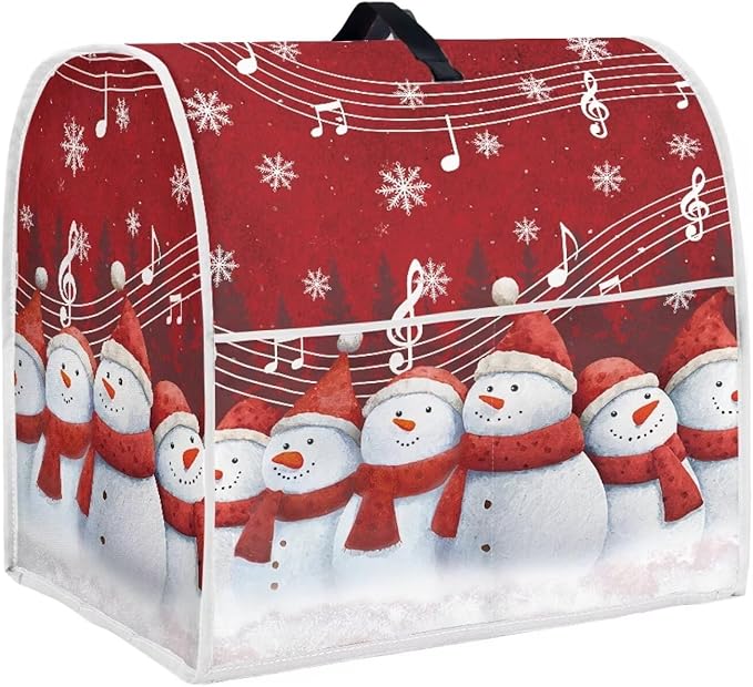 Christmas Stand Mixer Cover 6-8 Quart Kitchen Mixer Cover Snowman Food by HUISEFOR