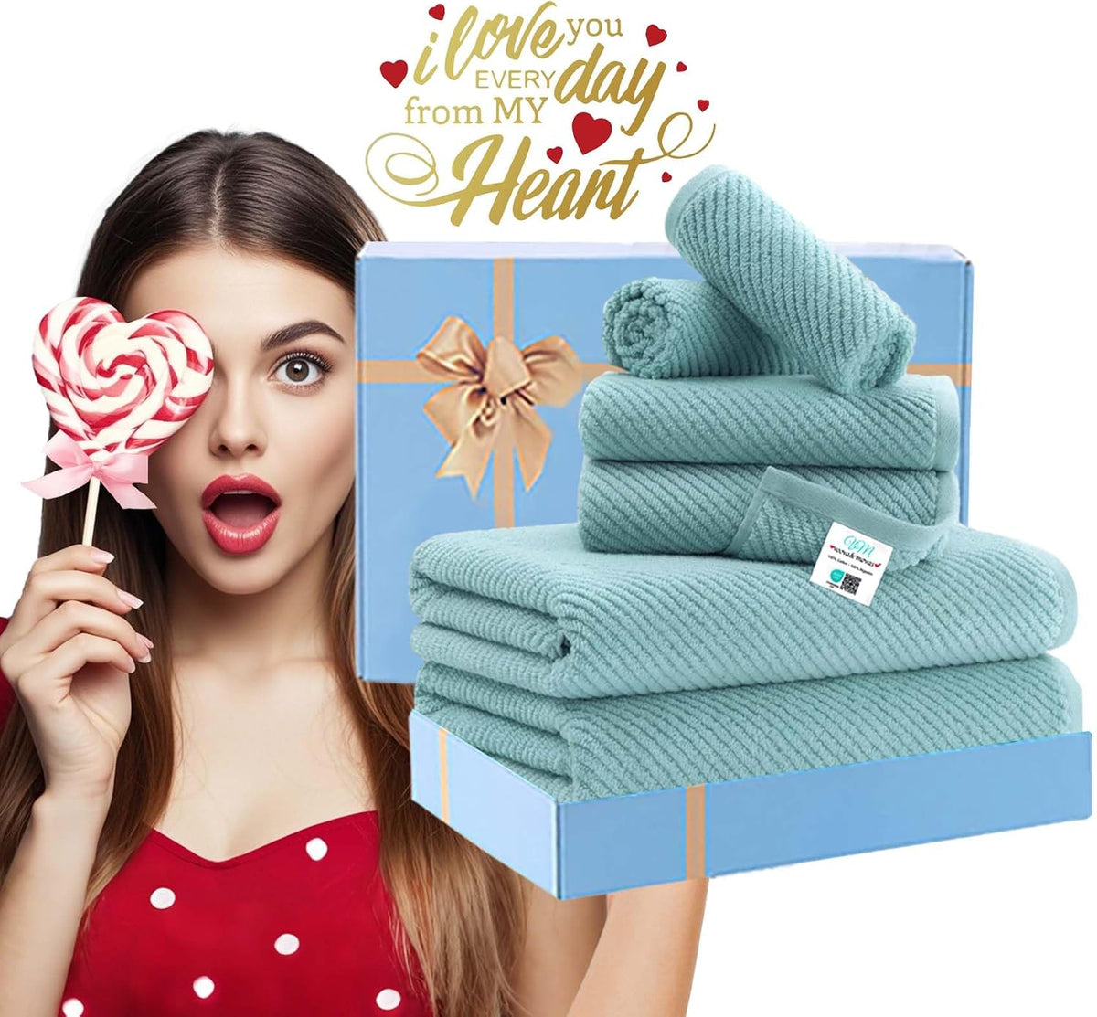 voova & movas towels for bathroom, cotton, luxury on a desk or shelf