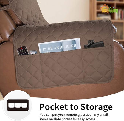 Easy-Going Oversized Recliner Cover Reversible Couch Cover Sofa Cover - Image 3