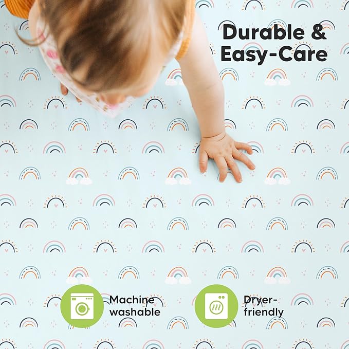 2-Pack Mini Crib Sheets Fitted - Image 7