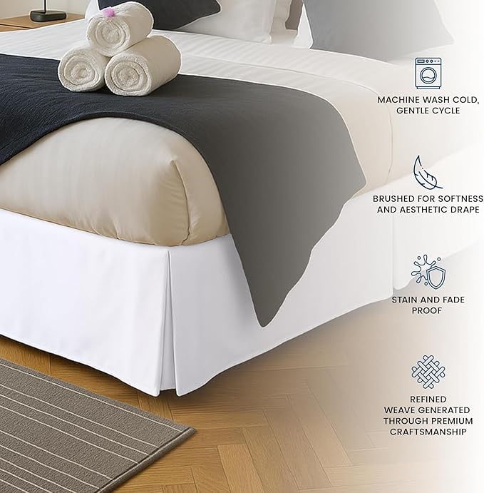 Utopia Bedding Queen Bed Skirt - Image 5