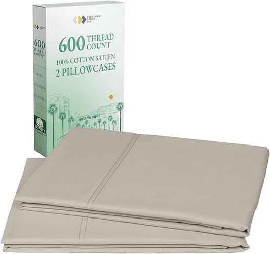 California Design Den Hotel Quality King Size Pillowcases Set of 2 by CaliforniaDesignDen