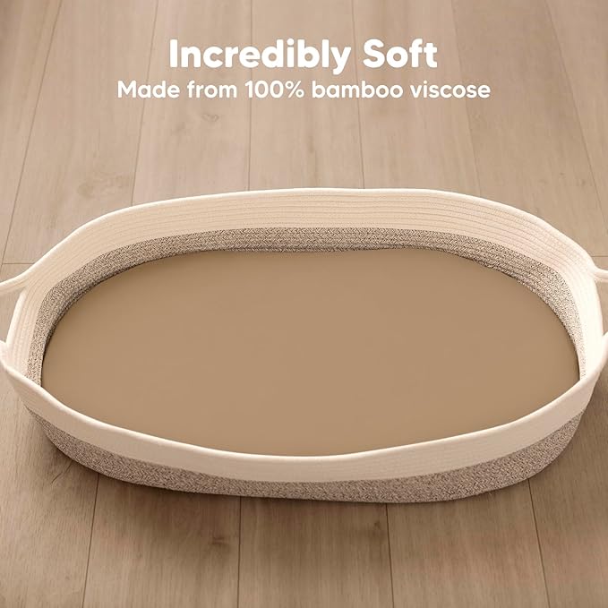 2-Pack Baby Bassinet Sheets Girl, Boy - Image 2