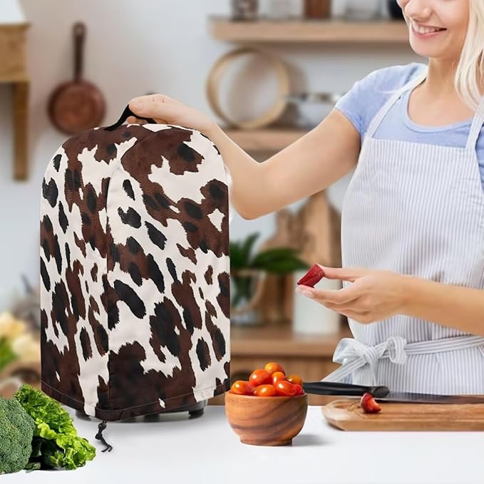 Cow Pattern Blender Cover Kitchen Blender Dust Covers - Image 3