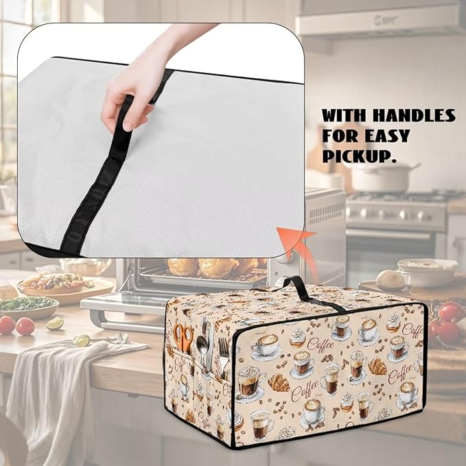 Waterproof Microwave Oven Dust Cover Heavy Duty Microwave Oven Grill Cover - Image 5