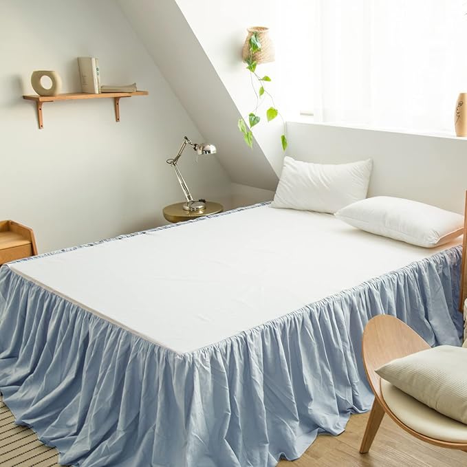 BISELINA French Linen Bed Skirt - Image 6
