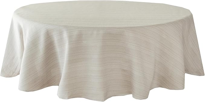 Benson Mills Cameron Textured Fabric Table Cloth, - Image 5