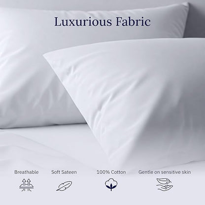 CALIFORNIA DESIGN DEN Luxuriously Soft Hotel Quality 600 Thread Count, 100% - Image 6