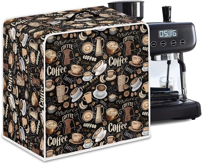 Coffee Maker Cover for Kitchen Counter, Washable Foldable Kitchen Appliance by Unknown