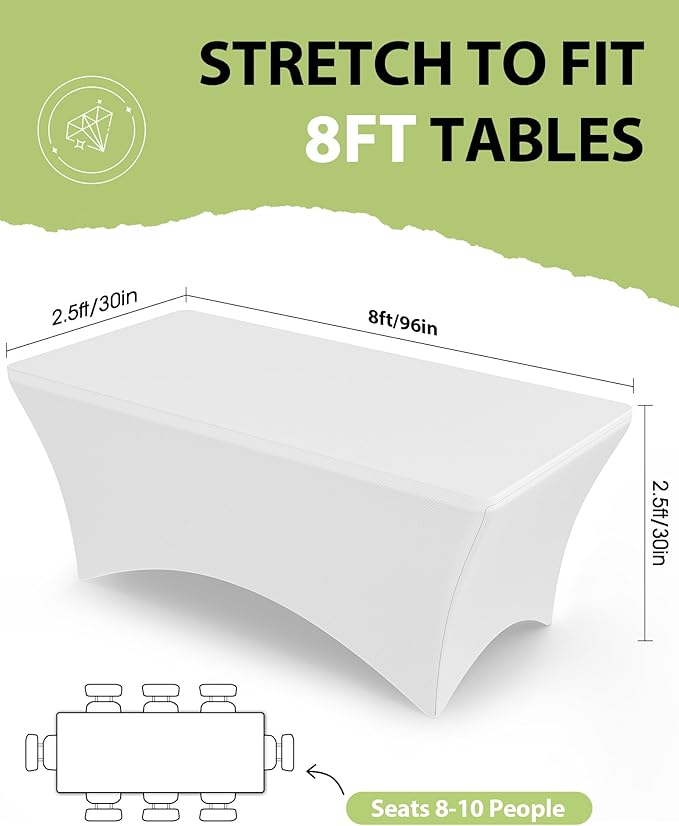 Pureegg Spandex Tablecloth 8ft - Image 2