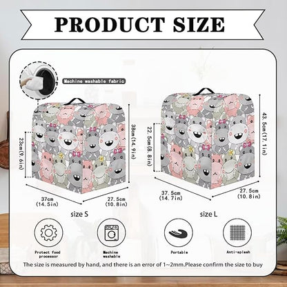 Cartoon Baby Hippo Mixer Covers Dust Mixer Covers - Image 6