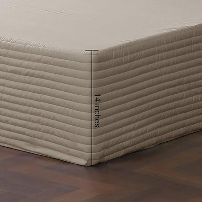 Queen Bed Skirt-Box Spring Cover - Image 3