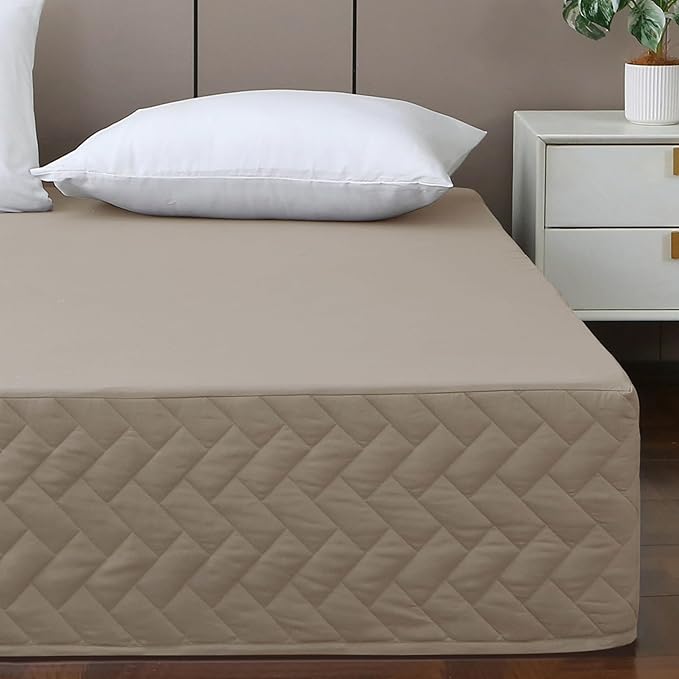 Queen Bed Skirt-Box Spring Cover by UTFDXU