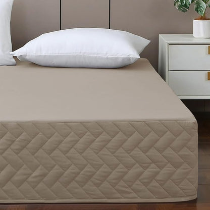 Queen Bed Skirt-Box Spring Cover by UTFDXU