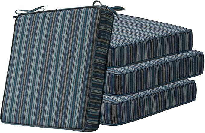 Sunbrella Square Corner Seat Cushions, Indoor Outdoor Water Repellent Universal by Unimatta